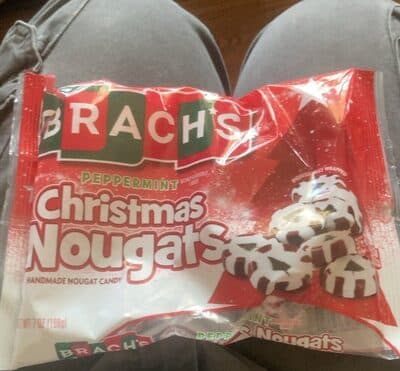 Peppermint Christmas Nougats
