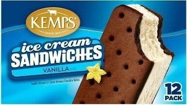 Vanilla Flavored Ice Cream Sandwiches