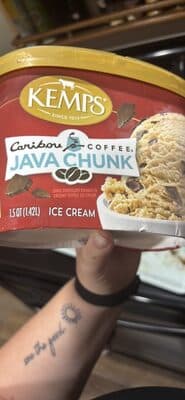 Caribou Coffee Java Chunk Dark Chocolaty Chunks In Creamy Coffee Ice Cream