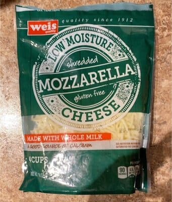 Shredded Mozzarella Cheese Gluten Free
