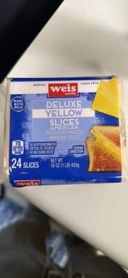 American Deluxe Pasteurized Process Cheese, Yellow