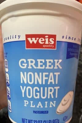Greek Nonfat Yogurt, Plain