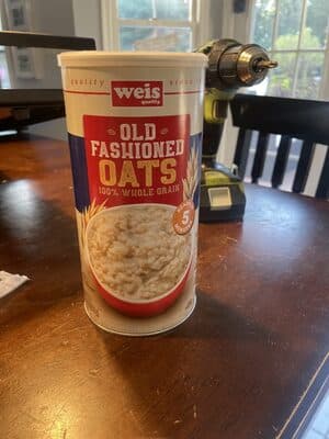 100% Whole Grain Old Fashioned Oats