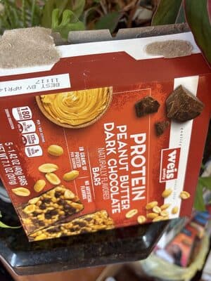Peanut Butter Dark Chocolate Protein Chewy Granola Bars