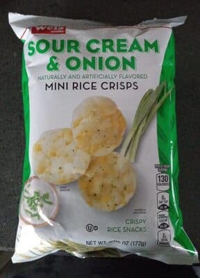 Sour Cream and Onion Mini Rice Crisps