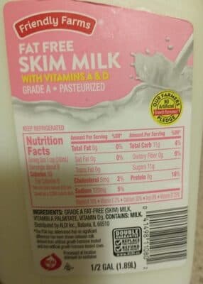 Fat Free Skim Milk