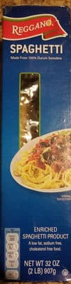 REGGANO, ENRICHES SPAGHETTI PRODUCT, SPAGHETTI PASTA