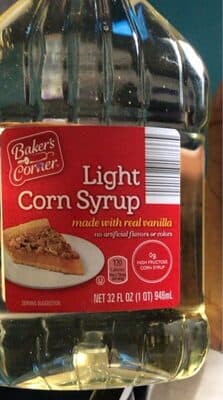 Light Corn Syrup Made With Real Vanilla