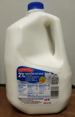 2% Reduced Fat Milk