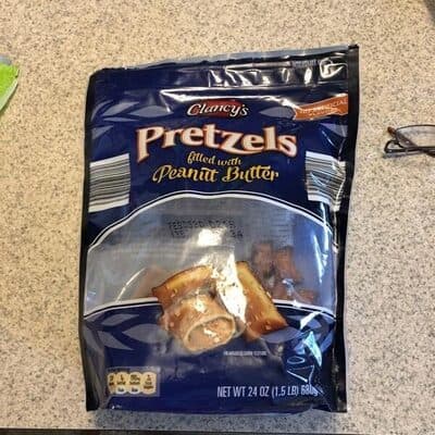 Pretzels Filled With Peanut Butter