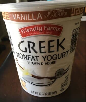 Vanilla Greek Nonfat Yogurt
