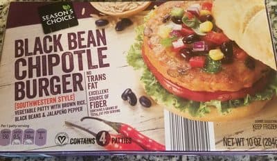 Black Bean Chipotle Burger Vegan Vegetable Burger With Brown Rice, Black Beans & Jalapeno Pepper
