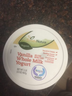 Vanilla Grade A Whole Milk Yogurt