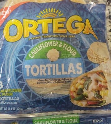 Cauliflower & Flour Tortillas