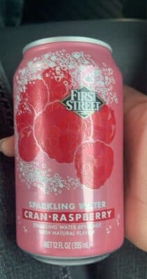 Cran Raspberry Sparkling Water Beverage