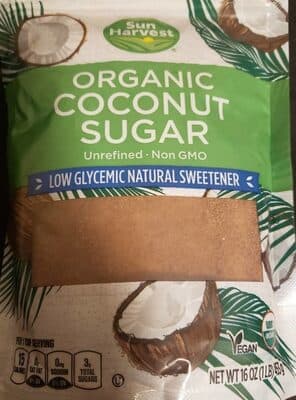 Organic Coconut Sugar Low Glycemic Natural Sweetener