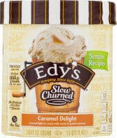 Caramel Delight Light Ice Cream With Swirls Of Golden Caramel