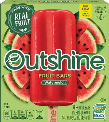 Watermelon Fruit Ice Bars