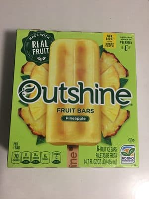 Pineapple Fruit Ice Bars