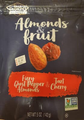 Fiery Ghost Pepper & Tart Cherry Almonds & Fruit