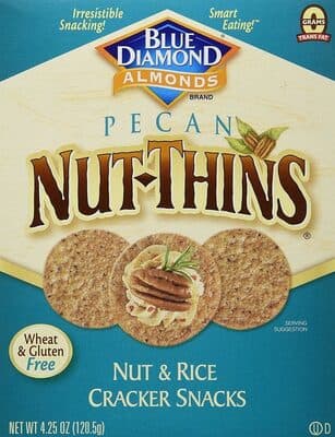 Rice Cracker Snacks With Pecans