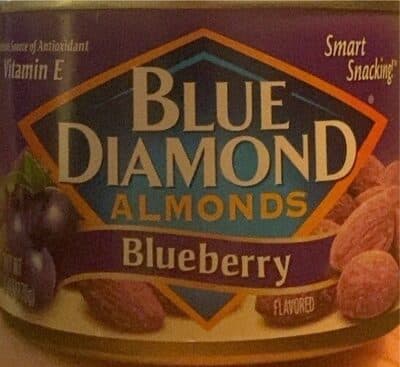 Blue diamond almonds blueberry