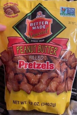 Peanut Butter Filled Pretzels