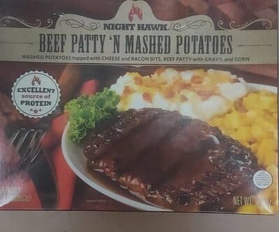 Beef Patty N Mashed Potatoes
