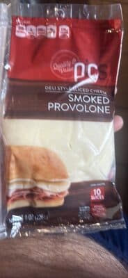 Deli Style Sliced Cheese, Smoked Provolone