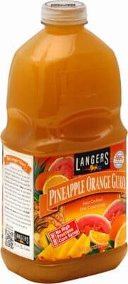Juice Cocktail From Concentrate, Pineapple Orange Guava