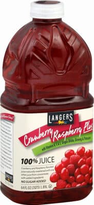 Langers 100% Juice Cranberry Raspberry