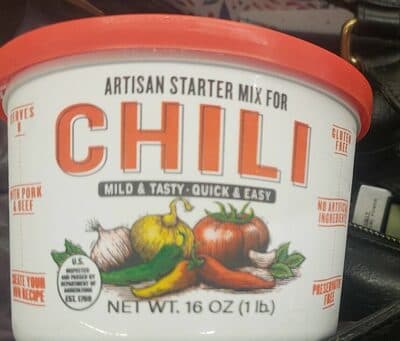 Artisan Starter Mix for Chili