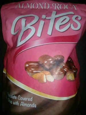 Milk Chocolate Covered Toffee Bites with Almonds