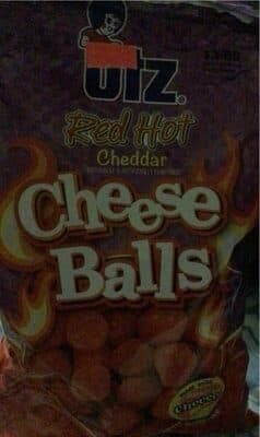 Cheddar Flavored Red Hot Cheese Balls