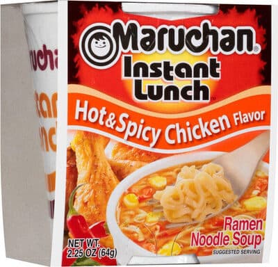 Hot & Spicy Chicken Tortilla Flavor Ramen Noodle Soup