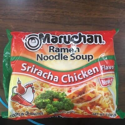 Ramen Noodle Soup, Sriracha Chicken