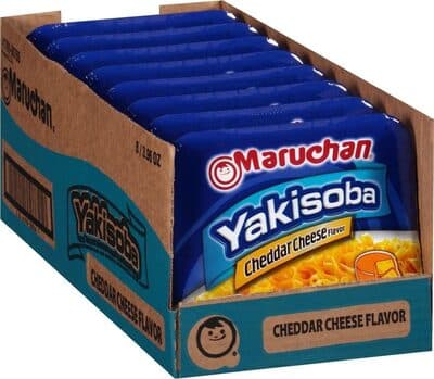 Cheddar Cheese Flavor Home Style Japanese Noodles, Yakisoba
