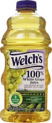 100% White Grape Juice A Blend Of Niagara And Other Grape Juices From Concentrate