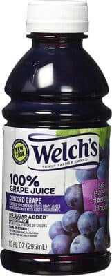 Concord Grape 100% A Blend of Concord and Other Grape Juices from Concentrate
