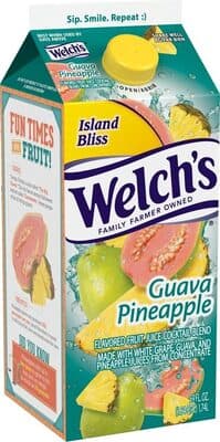 Guava Pineapple Flavored Fruit Juice Cocktail Blend With White Grape, Guava, And Pineapple Juices From Concentrate