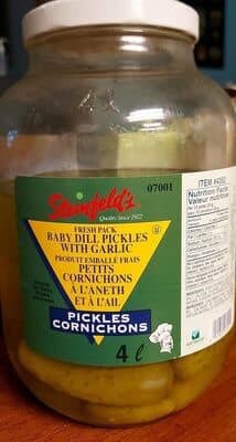 Baby Dill Pickles With Garlic