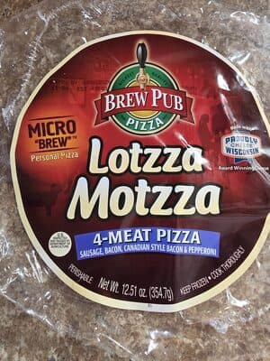 4-Meat Pizza Sausage, Bacon, Canadian Style Bacon & Pepperoni Pizza