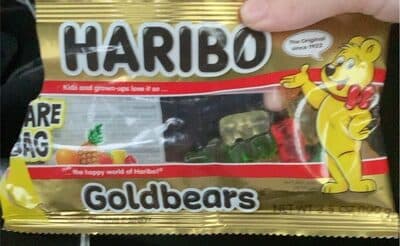 Goldbears Orange, Strawberry, Pineapple, Lemon, Raspberry Gummi Candy