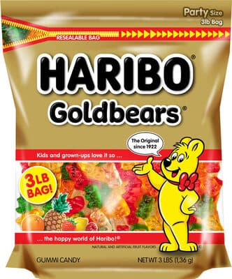 Gummi Candy, Pineapple, Lemon, Raspberry, Orange, Strawberry