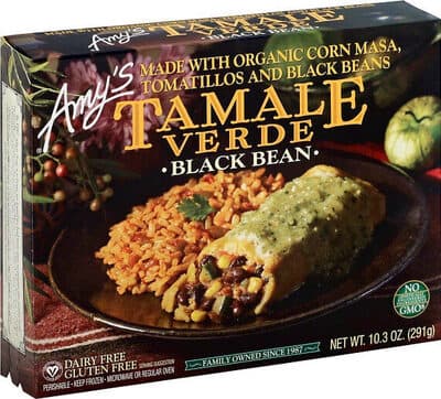Tamale Verde Black Bean Made With Organic Corn Masa, Tomatillos And Black Beans