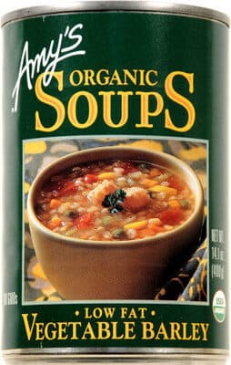 Vegetable Barley Organic Soup