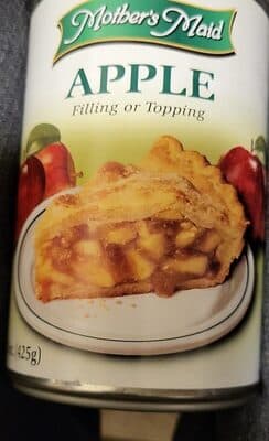 Apple filling or topping