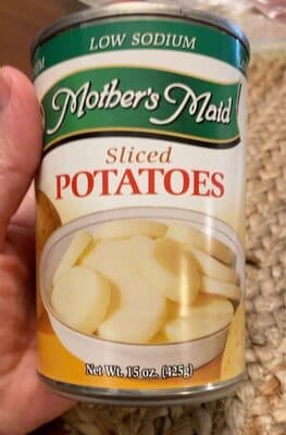 Potatoes, Sliced