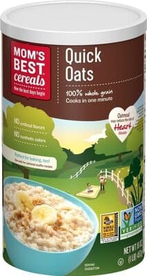 100% WHOLE GRAIN QUICK OATS
