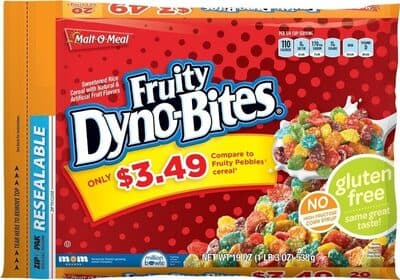 Fruity Dyno-Bites Cereal